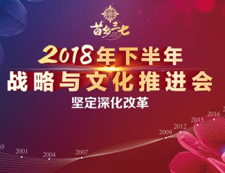 2018年下半年战略与文化推进会——坚定深化改革